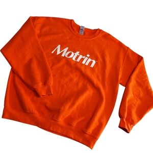 Novelty Orange Sweatshirt large